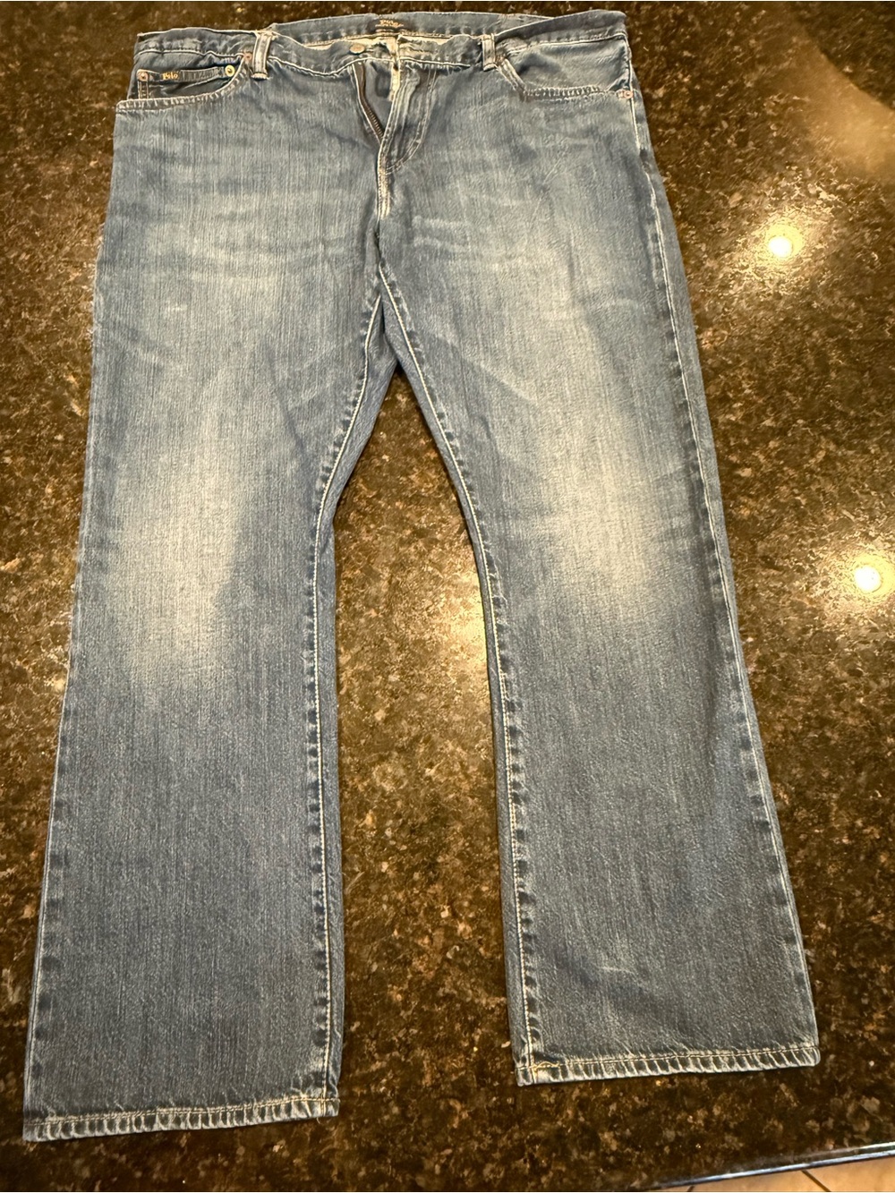 Ralph Lauren Men's Light Blue Bootcut Jeans